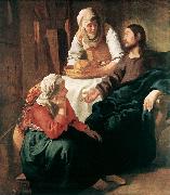 Christ in the House of Martha and Mary  r VERMEER VAN DELFT, Jan